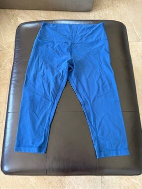 lululemon athletica align crop Blue High-Rise Leggings